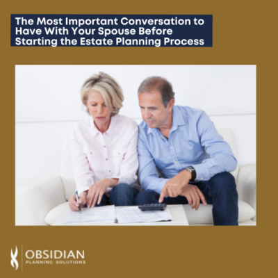 Important Conversation Estate Planning Process