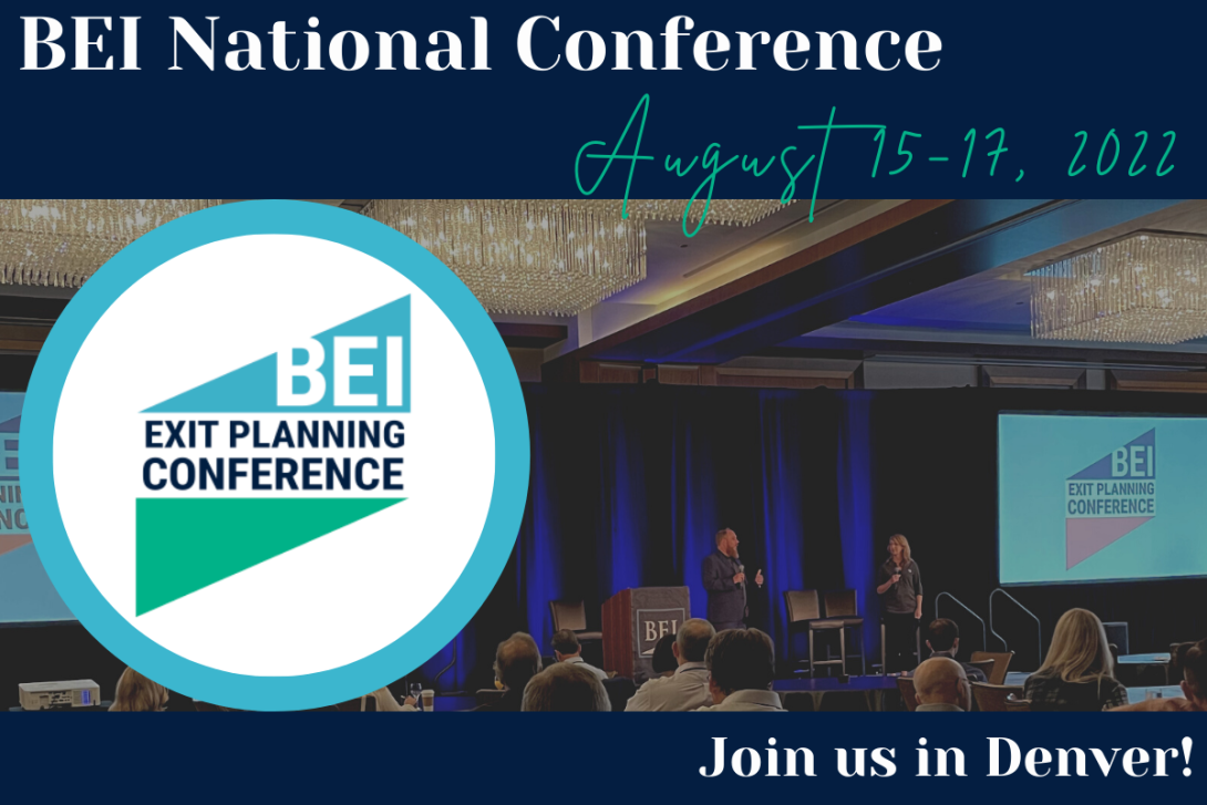 BEI Exit Planning Conference banner
