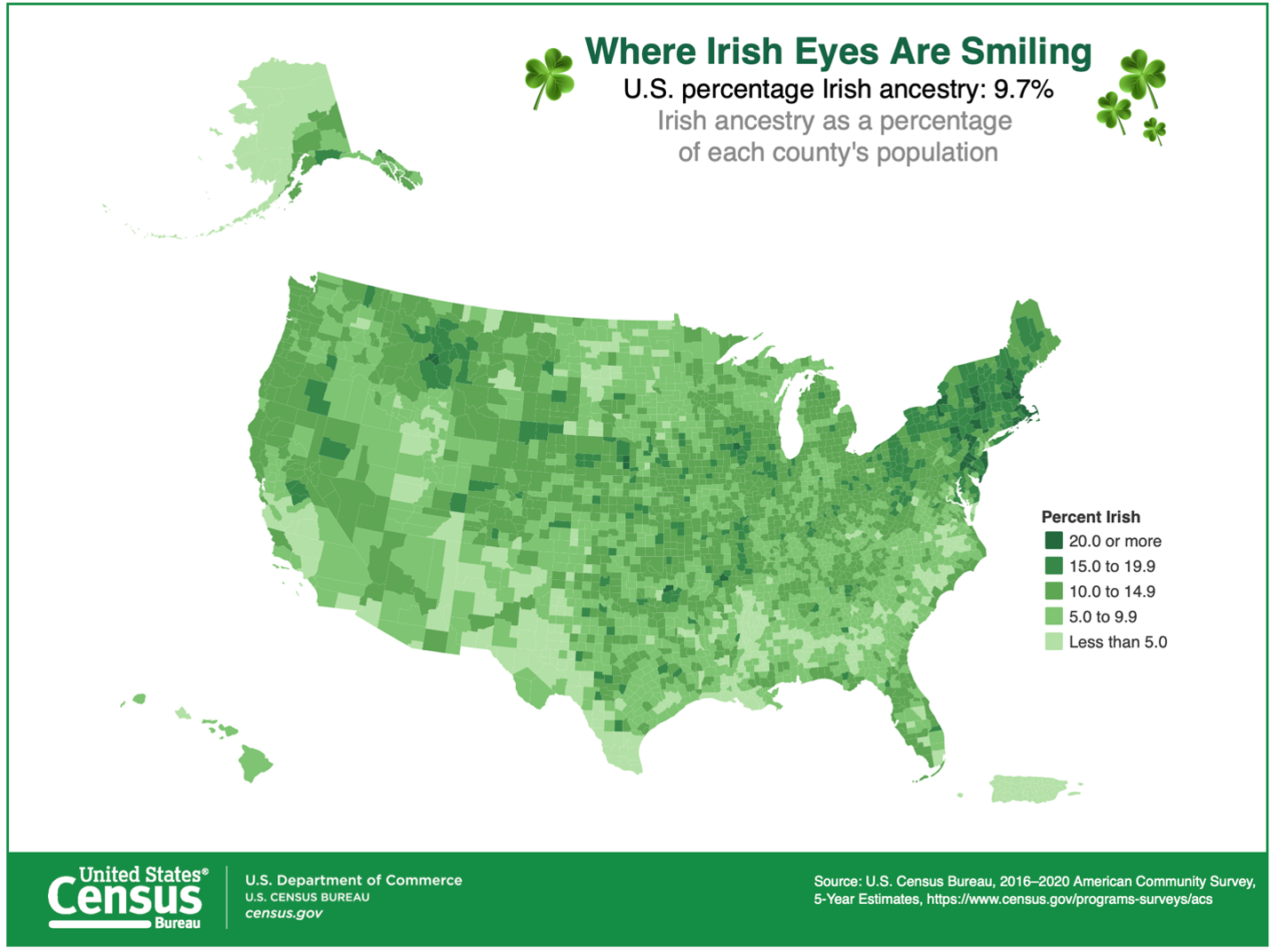 irish eyes map